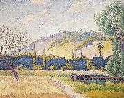 Henri-Edmond Cross Landscape oil painting on canvas